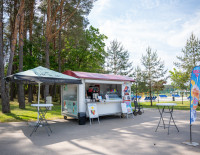 Skelbiamas turto, skirto prekybai iš ar nuo laikinųjų įrenginių ir paslaugoms teikti, viešas nuomos konkursas