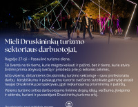 Sveikinimas Pasaulinės turizmo dienos proga