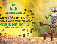 Jau tryliktus metus startuojantis aplinkosaugos projektas - „Mes rūšiuojam“