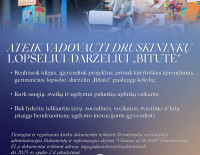 Ateik vadovauti lopšeliui-darželiui „Bitutė“ – ieškome įkvepiančio lyderio!