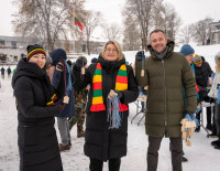 Sausio 13-osios atminimui – tradicinis bėgimas aplink Druskonio ežerą