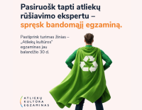 Kviečiame registruotis į „Atliekų kultūros“ egzaminą