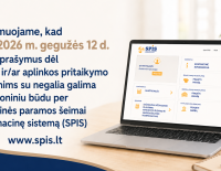 Informacija dėl būsto ar aplinkos pritaikymo