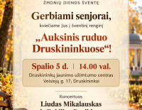 Spalis Druskininkuose – senjorams skirtas „Auksinis ruduo“